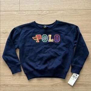 Polo Ralph Lauren Navy Polo Logo Sweatshirt